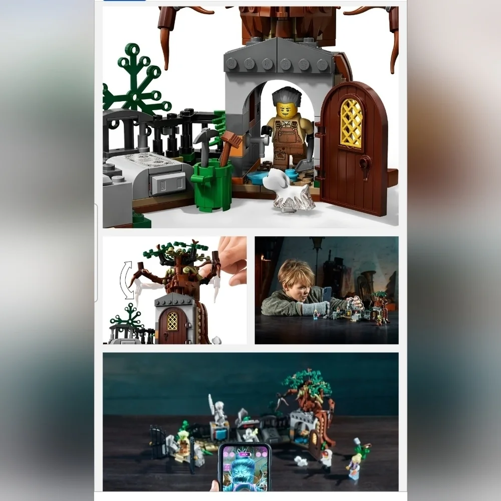 LEGO Hidden Side Augmented Reality (AR) Graveyard Mystery 70420 (335 Pieces)